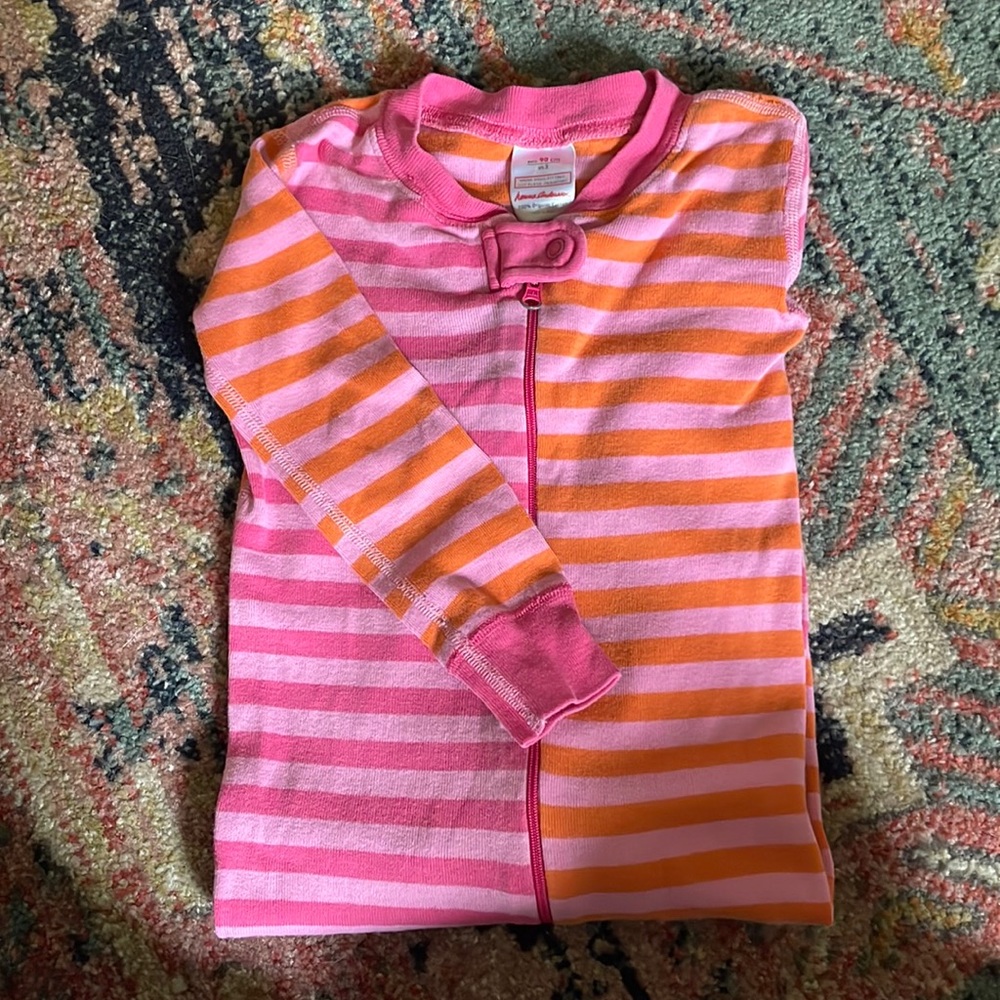 Hanna Andersson 3T Zip Pajama Lot